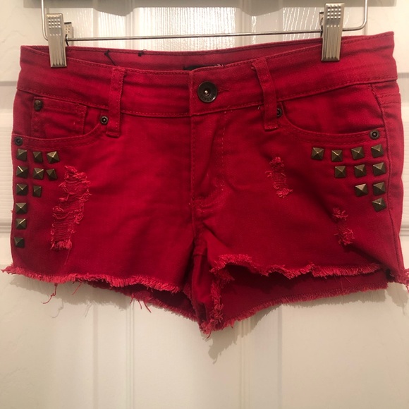 Short Red Hot Topic Shorts | Poshmark